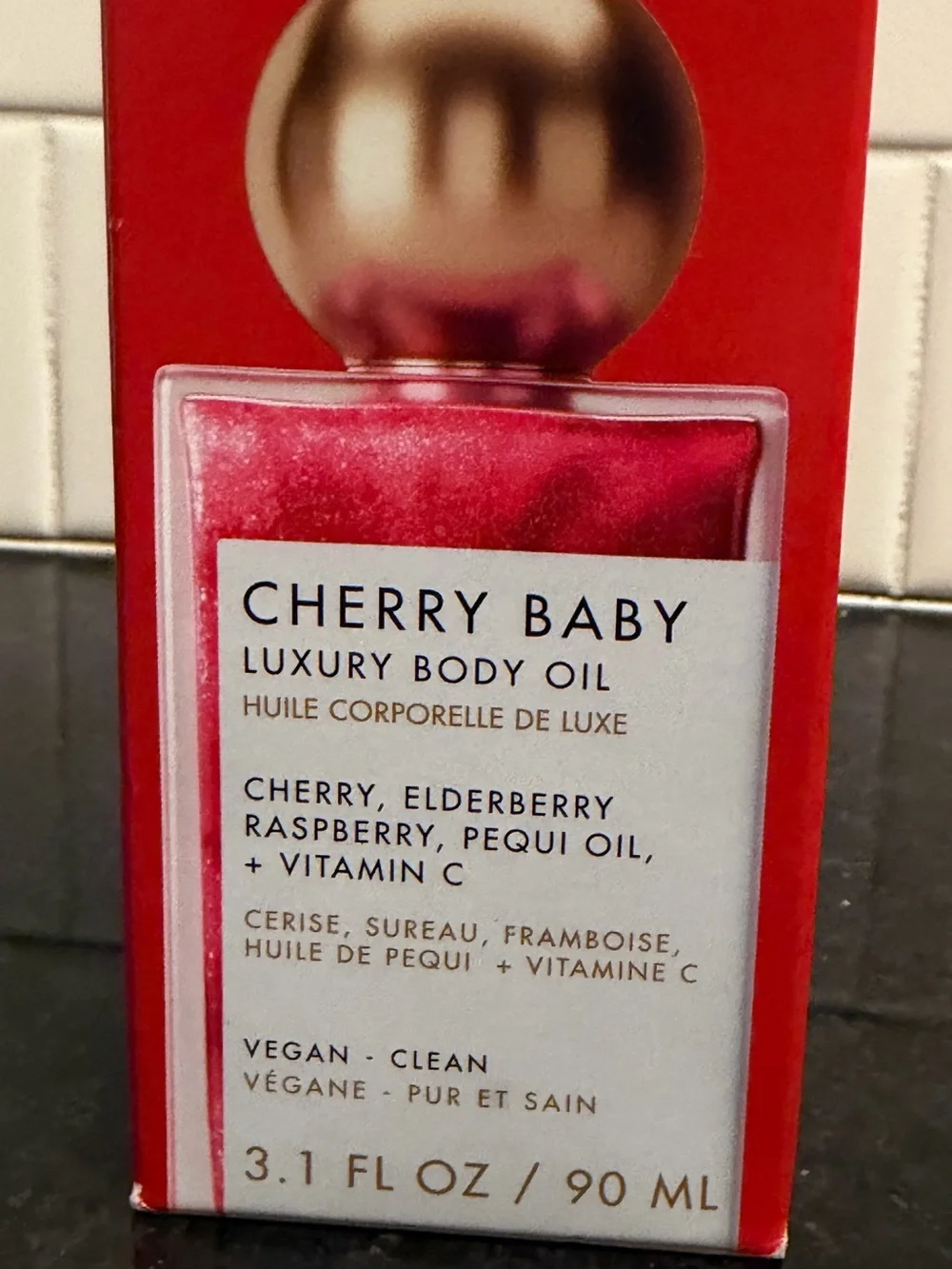 Truly - Cherry Baby Luxury Body Oil - New in Box  (3.1 fl oz / 90mL) - NEW